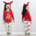 韓版中大童純棉上衣+長褲二件套裝/家居服(聖誕樹) 韓版中大童純棉上衣+長褲二件套裝/家居服(聖誕樹)
