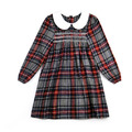 秋裝韓版中大童格子娃娃領連衣裙/洋裝_4 秋裝韓版中大童格子娃娃領連衣裙/洋裝_4