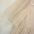 2021夏裝韓版中大童V領星星網紗長款公主裙(白/咖啡)_14 2021夏裝韓版中大童V領星星網紗長款公主裙(白/咖啡)_14
