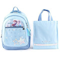 【韓國正品】Winghouse冰雪奇緣藍色小學生減壓護脊書包/雙肩包+手提袋 【韓國正品】Winghouse冰雪奇緣藍色小學生減壓護脊書包/雙肩包+手提袋
