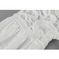 秋款韓版中大童花邊領鏤空花紋長袖白色襯衫/上衣_13 秋款韓版中大童花邊領鏤空花紋長袖白色襯衫/上衣_13
