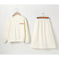 2020秋款韓版中大童米白字母長袖上衣+長裙二件套_8 2020秋款韓版中大童米白字母長袖上衣+長裙二件套_8