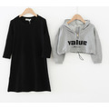 2020秋款韓版中大童短款連帽上衣+黑色連衣裙二件套_8 2020秋款韓版中大童短款連帽上衣+黑色連衣裙二件套_8