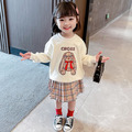 2021春裝韓版格子小兔上衣+格紋短裙二件套_2 2021春裝韓版格子小兔上衣+格紋短裙二件套_2