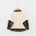 2021春裝韓版中大童休閒格子拼接假二件上衣(2色)_9 2021春裝韓版中大童休閒格子拼接假二件上衣(2色)_9