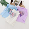 2021春裝韓版冰雪奇緣艾莎棉質亮片長袖上衣/T恤(3色) 2021春裝韓版冰雪奇緣艾莎棉質亮片長袖上衣/T恤(3色)