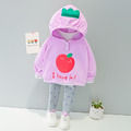 2021春裝韓版可愛蔬菜水果連帽上衣+長褲二件套(3色) 2021春裝韓版可愛蔬菜水果連帽上衣+長褲二件套(3色)