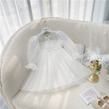 2021夏裝韓版甜美蕾絲刺繡白紗公主裙/花童/小禮服(附皇冠頭紗)_6 2021夏裝韓版甜美蕾絲刺繡白紗公主裙/花童/小禮服(附皇冠頭紗)_6