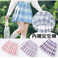 2021夏裝韓版中大童格子裙防走光裙褲(4色)A 2021夏裝韓版中大童格子裙防走光裙褲(4色)A