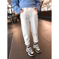 2021夏裝韓版中大童白色彈力休閒蘿蔔褲/長褲_1 2021夏裝韓版中大童白色彈力休閒蘿蔔褲/長褲_1