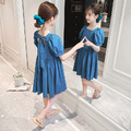 2021夏裝韓版中大童露背綁帶澎澎袖公主裙(3色)_10 2021夏裝韓版中大童露背綁帶澎澎袖公主裙(3色)_10