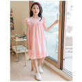 2021夏裝韓版中大童小清新寬版飛袖連衣裙(粉色)現貨_6 2021夏裝韓版中大童小清新寬版飛袖連衣裙(粉色)現貨_6