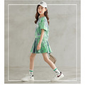2021夏裝韓版中大童休閒印染上衣+裙褲二件套(3色)_9 2021夏裝韓版中大童休閒印染上衣+裙褲二件套(3色)_9