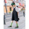 2021夏裝韓版中大童澎澎袖上衣+綁帶吊帶裙二件套_5 2021夏裝韓版中大童澎澎袖上衣+綁帶吊帶裙二件套_5