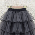 2021夏裝韓版中大童蛋糕澎澎裙/半身裙(深灰色)_4 2021夏裝韓版中大童蛋糕澎澎裙/半身裙(深灰色)_4