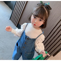 2021秋裝韓版澎澎公主袖+吊帶牛仔褲二件套_1 2021秋裝韓版澎澎公主袖+吊帶牛仔褲二件套_1