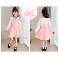 2022春裝韓版中大童小兔耳長袖上衣+粉色吊帶裙二件套_3 2022春裝韓版中大童小兔耳長袖上衣+粉色吊帶裙二件套_3