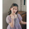 2022夏裝韓版中大童蝴蝶結露背澎澎袖網紗紫色公主裙_1 2022夏裝韓版中大童蝴蝶結露背澎澎袖網紗紫色公主裙_1