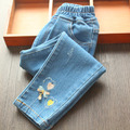 2022夏款韓版中大童愛心汽球刺繡磨白水洗牛仔褲/長褲_2 2022夏款韓版中大童愛心汽球刺繡磨白水洗牛仔褲/長褲_2