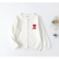 2022秋冬款韓版中大童愛心刺繡針織棉外套/小開衫(3色)_2 2022秋冬款韓版中大童愛心刺繡針織棉外套/小開衫(3色)_2
