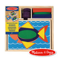 Melissa & Doug 幼兒幾何積木/10面拼板(35pcs) Melissa & Doug 幼兒幾何積木/10面拼板(35pcs)