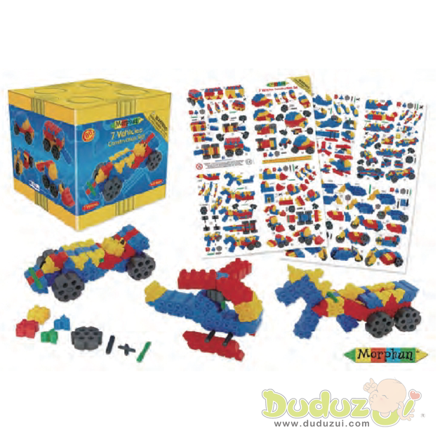 Morphun 莫兒方創意積木/Vehicles車輛結構(80pcs) Morphun 莫兒方創意積木/Vehicles車輛結構(80pcs)