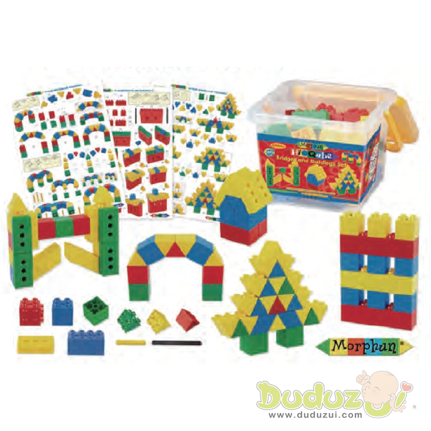 Morphun 莫兒方創意積木/HI-Qube幼兒建構(110pcs) Morphun 莫兒方創意積木/HI-Qube幼兒建構(110pcs)
