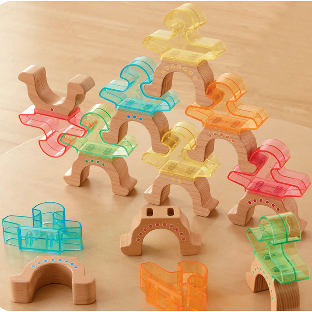 數字堆疊大力士積木10件套