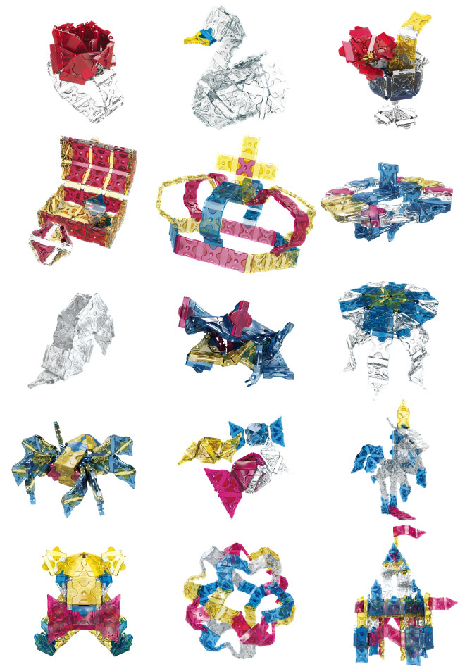 LaQ晶透任意變立體3D拼接積木