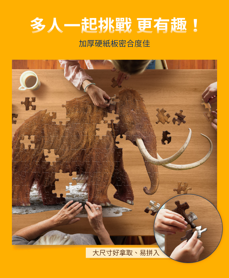 I AM 拼圖|我是猛瑪象, 100 系列