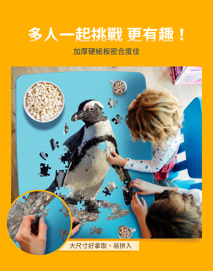 I AM 拼圖|我是企鵝, 100 系列
