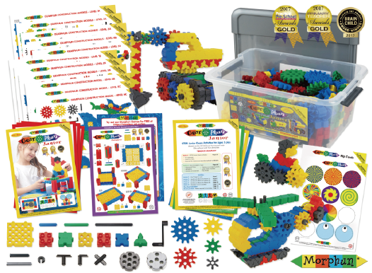 英國Morphun 莫兒方創意積木/Gearphun齒輪標準(300PCS)