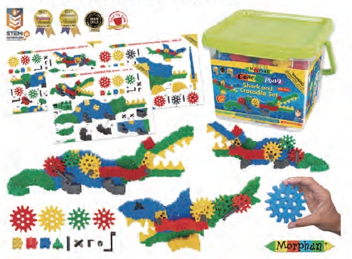 英國Morphun 莫兒方創意積木/Shark動物創意(200pcs)