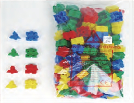 英國Morphun 莫兒方創意積木/Squares形狀認知(200pcs)