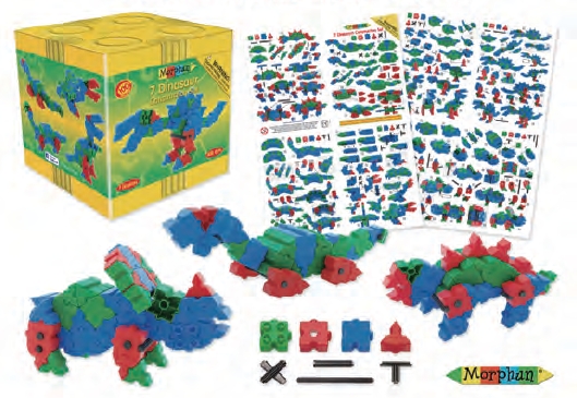 英國Morphun 莫兒方創意積木/Dinosaurs恐龍創意(80pcs)