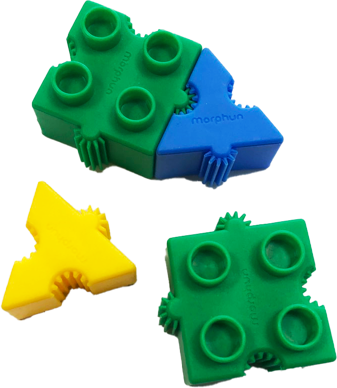 英國Morphun 莫兒方創意積木/Squares形狀認知(200pcs)