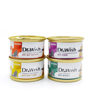 SEEDS 台灣惜時 Dr. wish 85g-隨機口味24罐/箱 SEEDS 台灣惜時 Dr. wish 85g-隨機口味24罐/箱