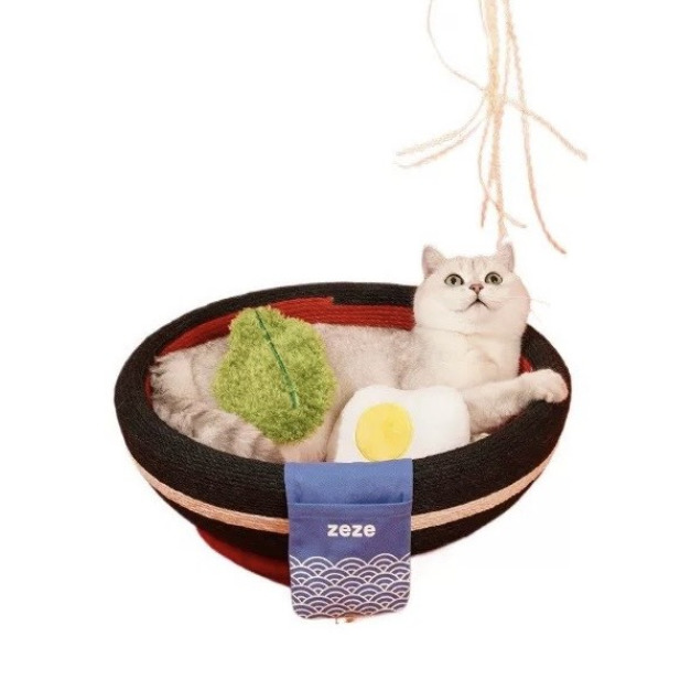 ZEZE 大碗拉麵貓抓碗窩-48CM ZEZE 大碗拉麵貓抓碗窩-48CM