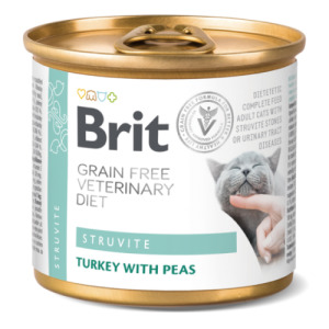 Brit 咘莉 處方系列無穀貓罐頭-泌尿道磷酸銨鎂結石配方 200g Brit 咘莉 處方系列無穀貓罐頭-泌尿道磷酸銨鎂結石配方 200g