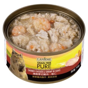 CANIDAE 咔比 無穀主食貓罐-清燉厚切雞肉、蝦仁 70g CANIDAE 咔比 無穀主食貓罐-清燉厚切雞肉、蝦仁 70g