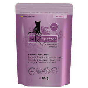 德國 凱茲 CATZ 經典美食家系列主食餐包11號-羔羊+兔 85g 德國 凱茲 CATZ 經典美食家系列主食餐包11號-羔羊+兔 85g