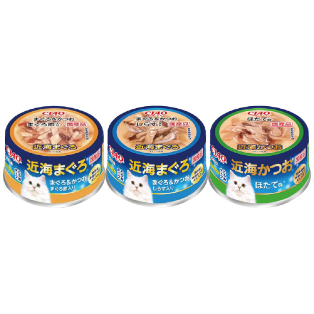 CIAO 近海罐80g-隨機24罐/箱 CIAO 近海罐80g-隨機24罐/箱