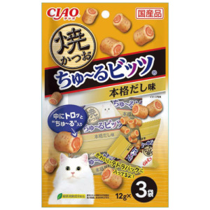 CIAO 燒鰹魚捲心肉泥-正宗高湯 12gx3入 CIAO 燒鰹魚捲心肉泥-正宗高湯 12gx3入