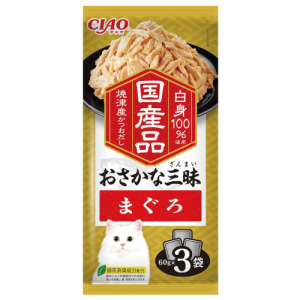 CIAO 貓用魚三味凍餐包-鮪魚 60gx3袋 CIAO 貓用魚三味凍餐包-鮪魚 60gx3袋