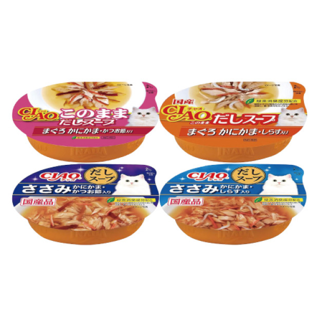 CIAO 原湯杯濃湯60g-隨機6入/盒 CIAO 原湯杯濃湯60g-隨機6入/盒