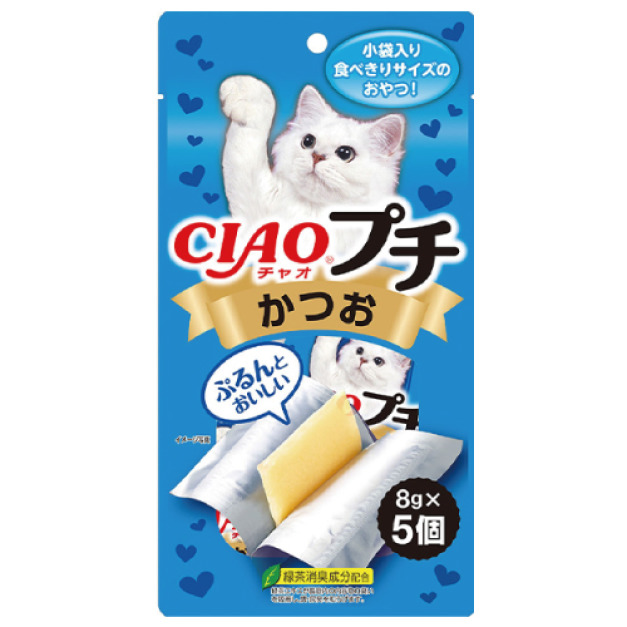 CIAO 片狀肉泥-鰹魚 8gx5入(單包) CIAO 片狀肉泥-鰹魚 8gx5入(單包)