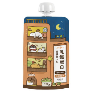 Catssay 貓有話說 乳鐵蛋白主食餐包-兔肉+鵪鶉 120g Catssay 貓有話說 乳鐵蛋白主食餐包-兔肉+鵪鶉 120g