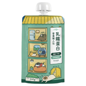 Catssay 貓有話說 乳鐵蛋白主食餐包-海膽+干貝 120g Catssay 貓有話說 乳鐵蛋白主食餐包-海膽+干貝 120g