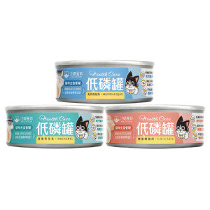 汪喵星球 貓咪低磷低蛋白主食罐80g-隨機口味 24罐/箱 汪喵星球 貓咪低磷低蛋白主食罐80g-隨機口味 24罐/箱
