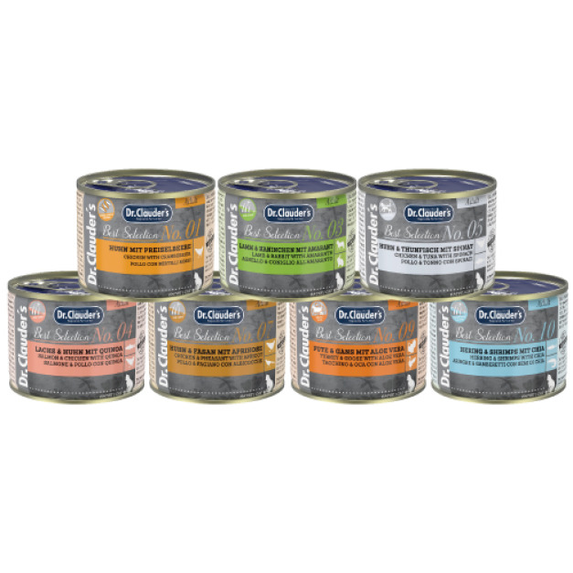 德國 Dr-clauder克勞德博士主食罐頭200g-隨機12罐/箱 德國 Dr-clauder克勞德博士主食罐頭200g-隨機12罐/箱